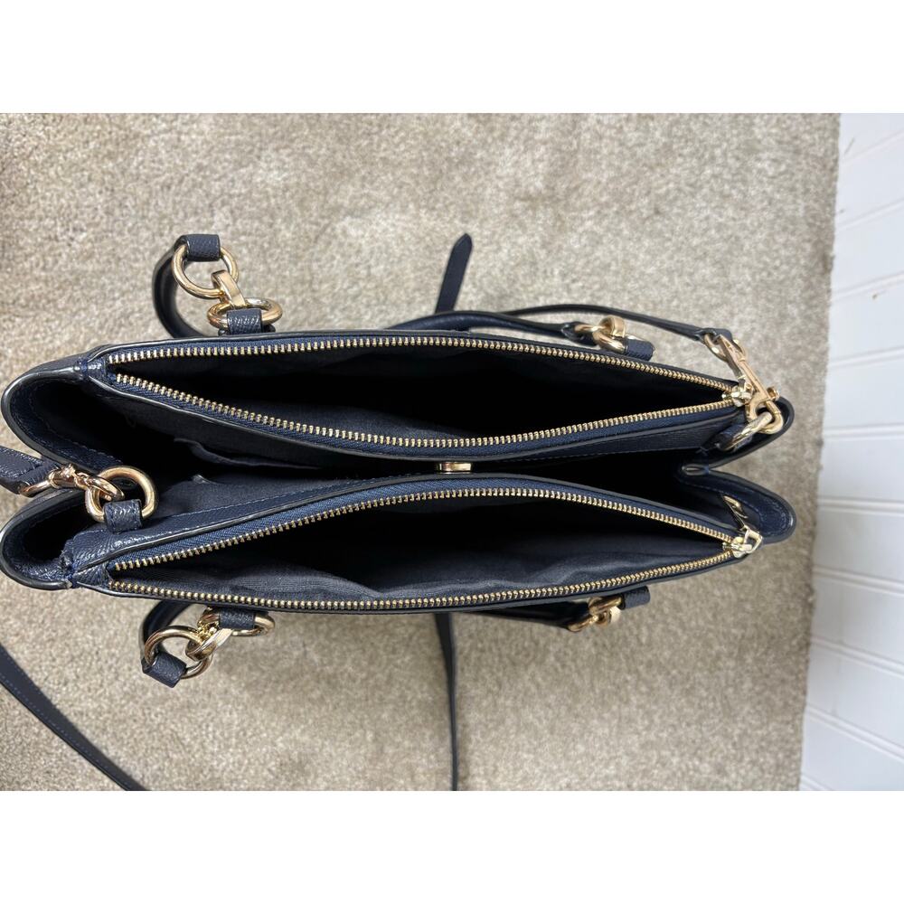 Coach Navy Christie Carry- All Handbag - Picture 7 of 14
